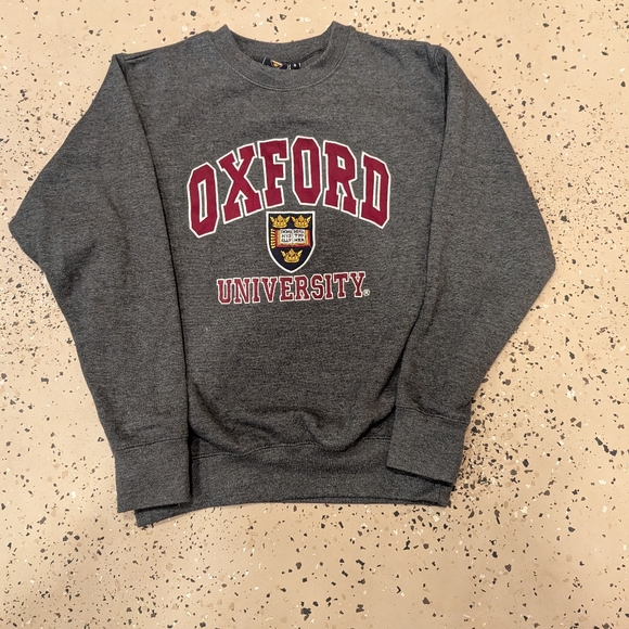 Oxford University Grey Sweatshirt Size Small - Picture 1 of 5